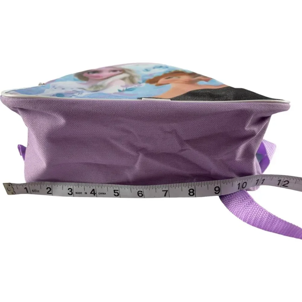 Disney Frozen Elsa Anna Backpack Kids School Bag Purple Teal 16 inch New